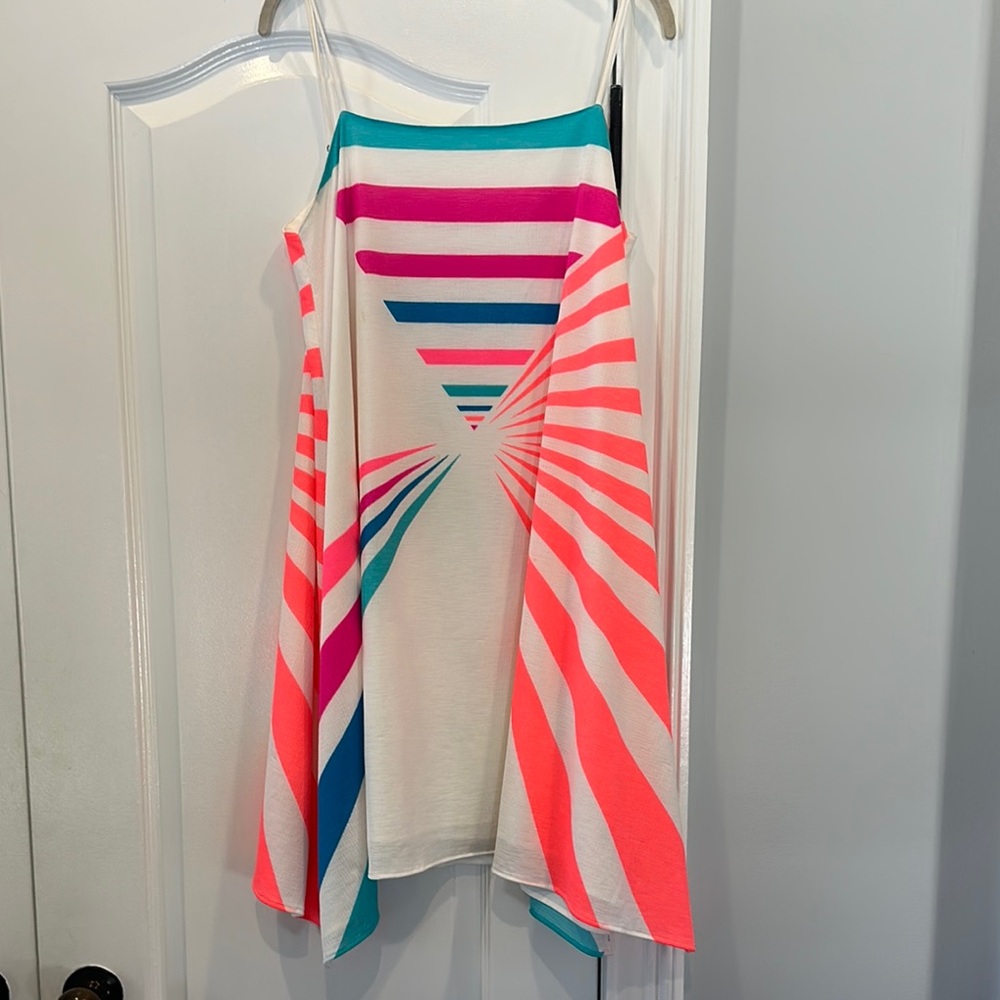 Colorful Striped Spaghetti Strap Dress